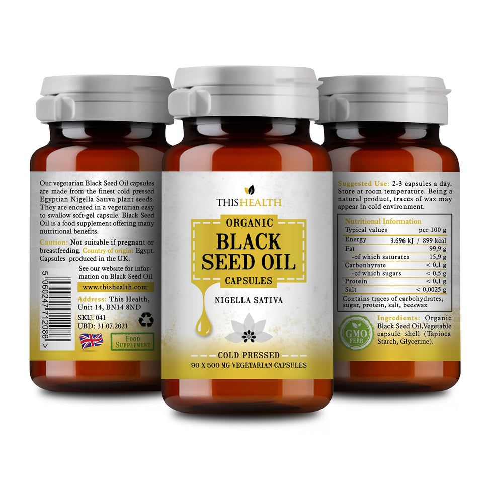 Black Seed Oil Capsules x 90