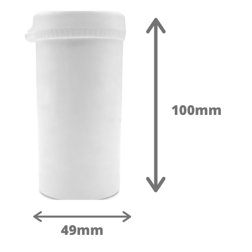 170ml Plastic Round Pill Container, Snap Secure containers, Storage Holder and L