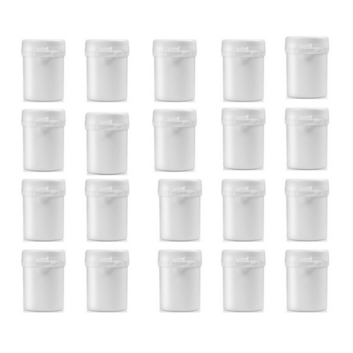 45 ml Snap Secure Plastic Pots Push-on Lids - Tamper Proof Containers & Lids