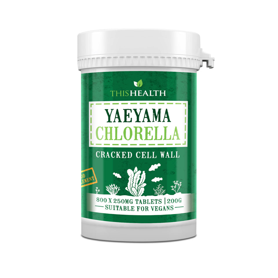 Yaeyama Chlorella Tablets 100g - 500g-This Health