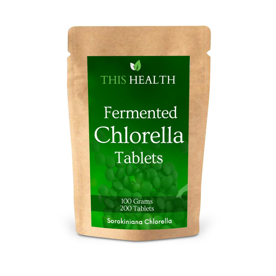 Fermented Chlorella Tablets - 100g-This Health